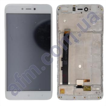 Дисплей Xiaomi Redmi Note 5A/ Redmi Y1 Lite 2/ 16 GB белый + рамка!