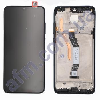 Дисплей Xiaomi Redmi Note 8 Pro (2 Sim) чорний + рамка