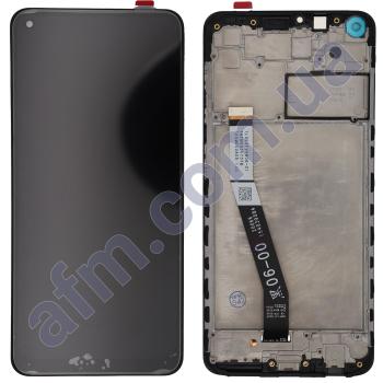 Дисплей Xiaomi Redmi Note 9/ Redmi 10X 4G чёрный + рамка