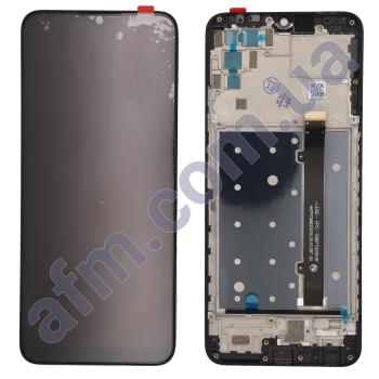 Дисплей ZTE Blade V2020 Smart 8010 чорний + рамка