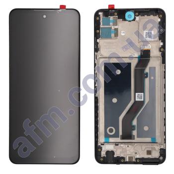 Дисплей ZTE Blade V30 чорний + рамка