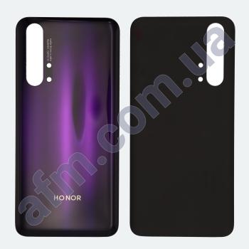 Задняя крышка Huawei Honor 20 Pro (YAL-AL10) чёрно-фиолетовая Phantom Black!