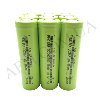 Аккумулятор 18650 2500 mAh 3.6V зеленый