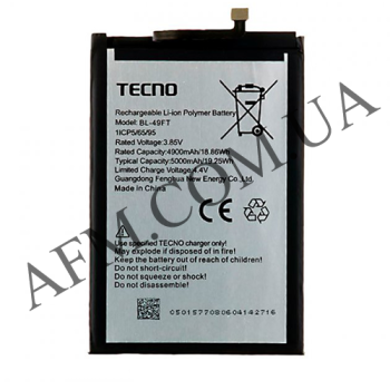 АКБ оригинал Tecno BL-49DT Tecno 2 Pro LA7