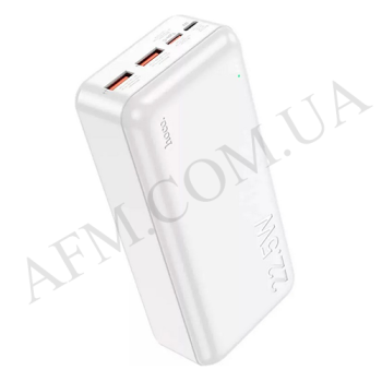 Внешний аккумулятор (Power Bank) Hoco J101B PD20W + QC3.0 22.5W (30000 mAh) белый
