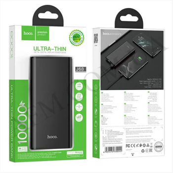 Внешний аккумулятор (Power Bank) Hoco J68 (10000 mAh) чёрный