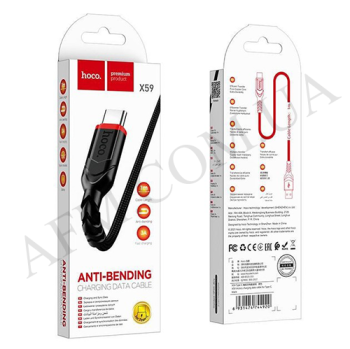 USB кабель Hoco X59 Micro USB (2000mm) чорний