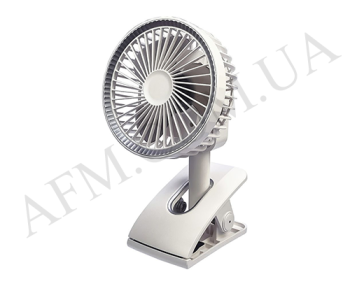Настольный беспроводной вентилятор GXQC D607 (с прищепкой) белый