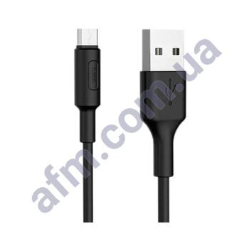 USB кабель Hoco X25 Soarer Micro USB (1000mm) чёрный