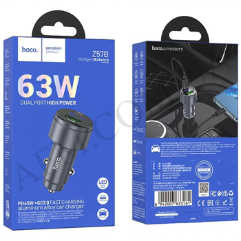 АЗУ блок Hoco Z57B PD45W+QC3.0 серый