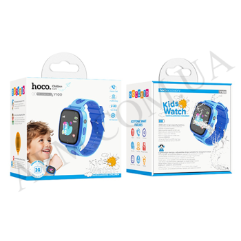 Смарт-часы Hoco Y100 детские 2G голубые