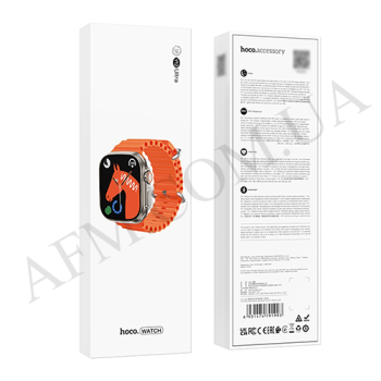 Смарт-часы Hoco Y12 Ultra оранжевые
