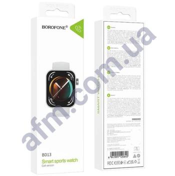 Смарт-часы Borofone BD13 функция звонка серые