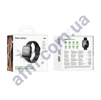 Смарт-часы Hoco Y36 Smart функция звонка чёрные