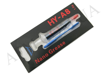 Термопаста Halnziye HY-A8 Шприц 1.5гр теплопровідність 5.8Вт/ м*К теплоопір 0.201c/ Вт