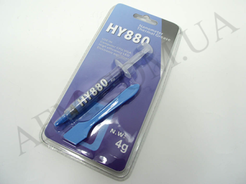 Термопаста Halnziye HY880 Шприц 4гр теплопровідність 5.15Вт/ м*К теплоопір 0.004c/ Вт