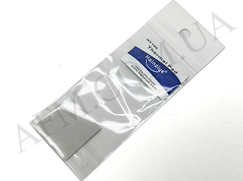 Термопрокладка силіконова для ноутбука Halnziye 30*30*0.5мм 3W/ m-K