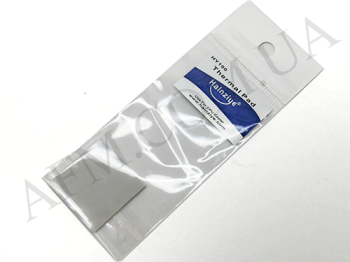 Термопрокладка силіконова для ноутбука Halnziye HY100 30*30*1.0мм 3W/ m-K