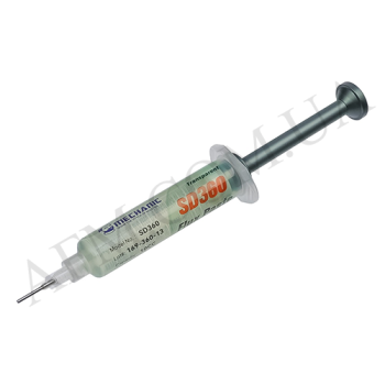 Флюс-паста Mechanic SD360 в шприце (10 мл) з алюминиевым толкателем,  безотмывочная,  слабоакт