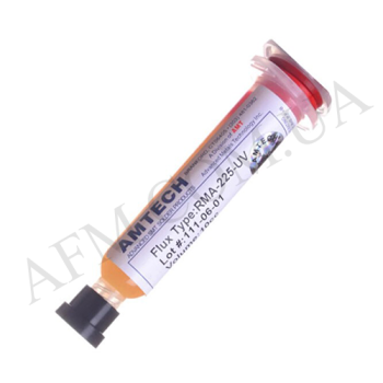 Флюс-паста AMTECH RMA-225-UV (10 мл.) в шприце,  оригінал