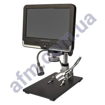 Цифровой микроскоп с монитором 7.0" DM9 +штатив (запись - microSD, фокус 20-170мм, увеличение 800)