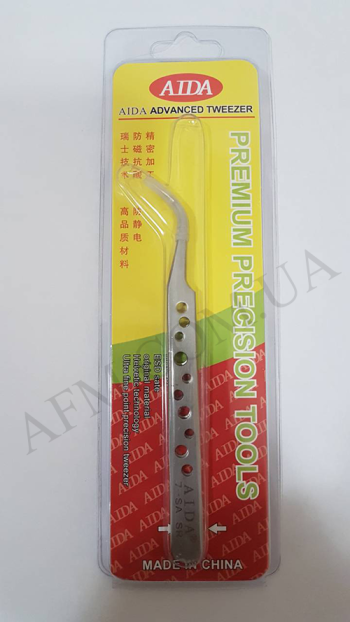 Пінцет вигнутий Aida 7-SA SR