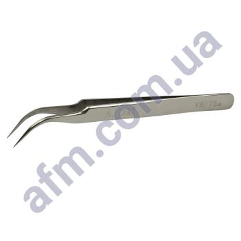 Пинцет изогнутый Aida V8/ 7Sa (Chrome Strong,  антикислотный)