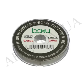 Дріт(струна) для поділу дисплейних компонентів BAKU 0.05 мм./ 200 м.