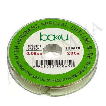 Дріт(струна) для поділу дисплейних компонентів BAKU 0.08 мм./ 200 м.