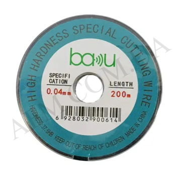 Дріт(струна) для поділу дисплейних компонентів BAKU 0.04 мм./ 200 м.