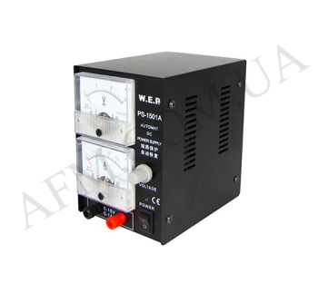 Блок живлення WEP PS-1501A з аналоговий индикацией, компактний