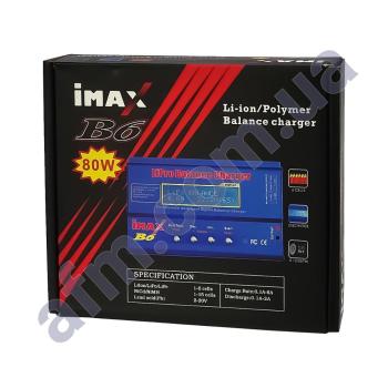 Зарядное устройство iMax B6 с балансиром,  для АКБ Li-Ion, Li-Pol, Li-Fe, NiCd, NiMH (80W)