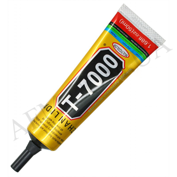 Клей силіконовий T7000 50 мл. в тюбику чорний