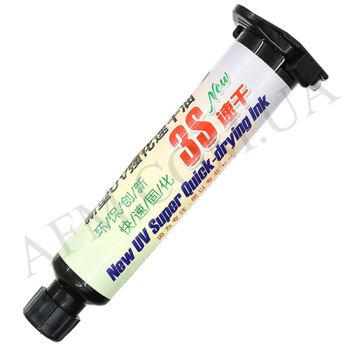 Лак ізоляційний Aida 3S 15мл быстровысыхающий в чёрном шприце