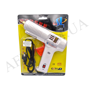 Термоклеевой пистолет Sheng Lian (80W/ 150W, регулювання t 140-220гр С, d=11.2мм)*