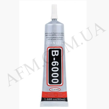 Клей силіконовий B6000 50 мл. в тюбику прозорий