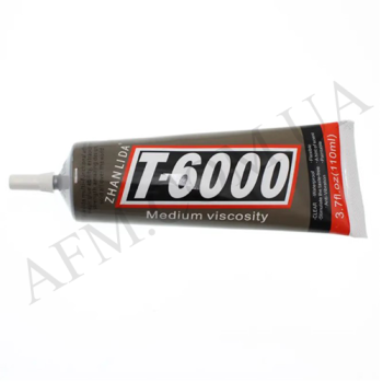 Клей силіконовий T6000 110 мл. в тюбику прозорий!