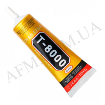 Клей силіконовий T8000 110 мл. в тюбику прозорий