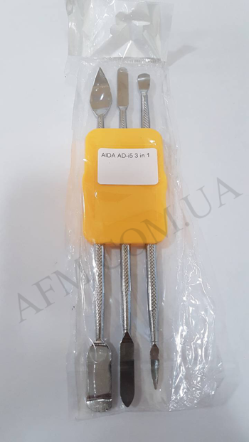 Набір двосторонніх металевих лопаток Aida AD-i5 3 в 1 для розбирання корпусів