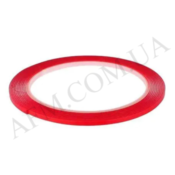 Липкая стрічка прозрачная 3мм * 3м,  для чищення сеток динамиков та мікрофонів