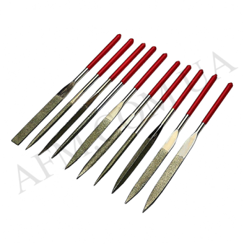 Набір надфілів з алмазним напиленням 180*5mm (комплект 10 шт.)