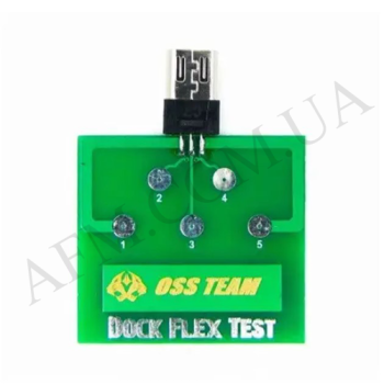 Тестова плата AIDA DFT-micro для перевірки контактів роз'єм micro USB на короткий замикання