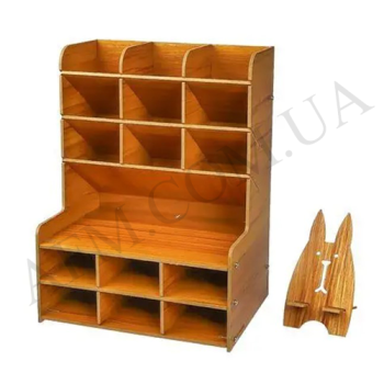 Настільний органайзер Aida AD-B15 деревяный (шгв 28 *21 * 15 см)