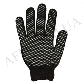 Рукавички Aida чёрные,  з поліуретанової поверхнею (комплект 2 шт)