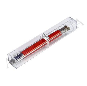 Щётка антистатическая CC-01 в футляре (двухсторонняя,  пластикова з металлической ручкою)