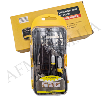 Набір скальпелів SK-5 (нож d=8мм з лезами №11 - 11шт,  ніж d=10мм)*