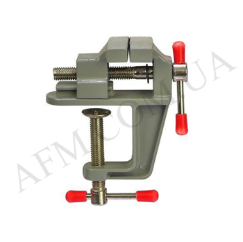 Тиски настольные,  слесарные Mini (струбцина 37мм,  ширина губок 35мм,  рабочий хід 0-27мм)