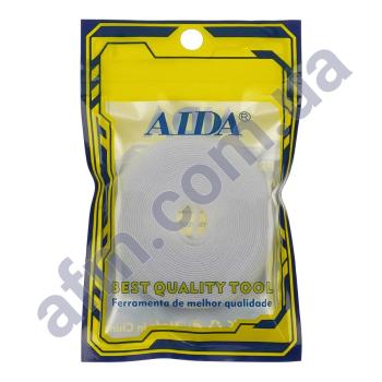 Кабельный органайзер Aida для стяжки проводов с липучкой 10мм * 3м белый