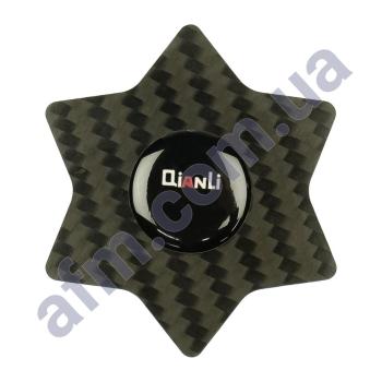 Карта пластиковая QianLi Carbon Fiber E шестиугольная звезда для разборки