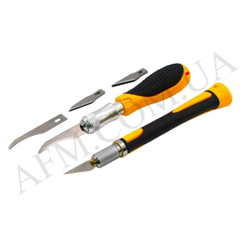 Набір скальпелів WLXY WL-9303AB (нож d=8мм з лезами №11 - 11шт,  ніж d=10мм)